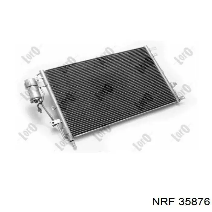 35876 NRF Radiador de aire acondicionado