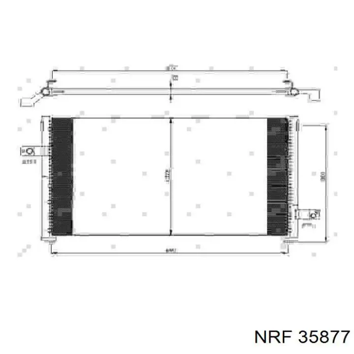 35877 NRF condensador aire acondicionado