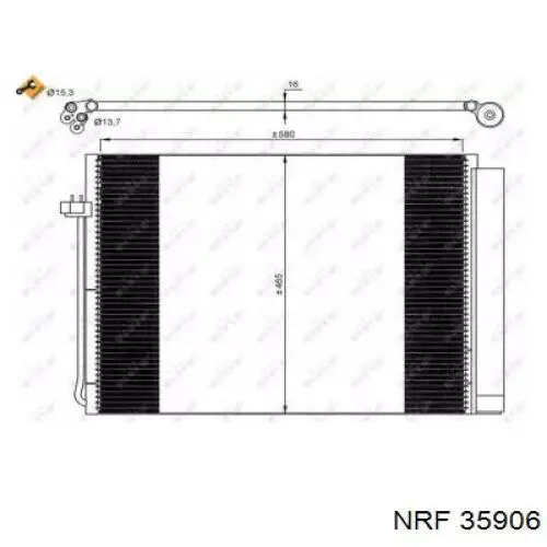 Condensador NRF 35906