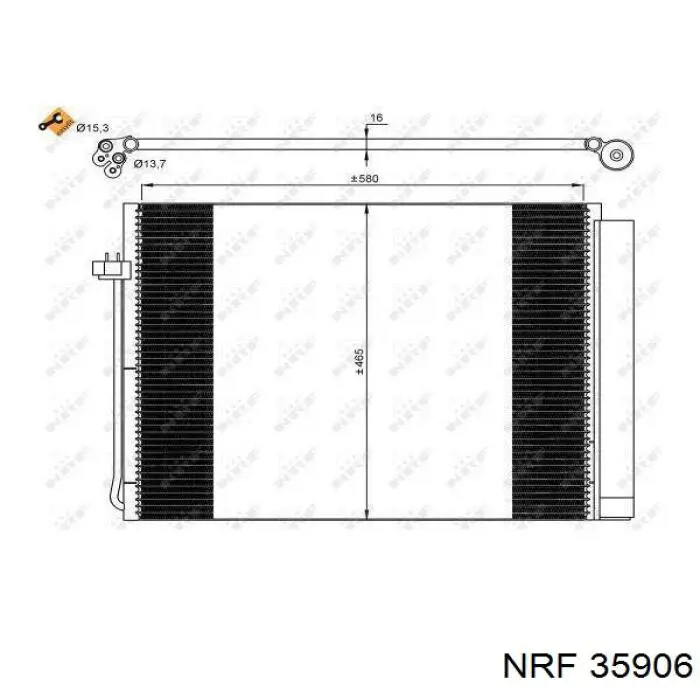 35906 NRF condensador aire acondicionado