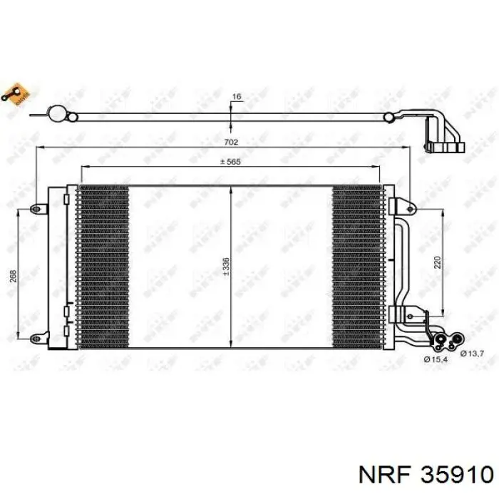Aire acondicionado capacitor NRF 35910 precio, desde 94,43 EUR