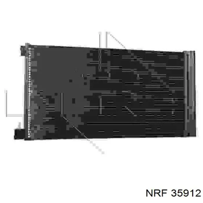 35912 NRF Radiador de aire acondicionado