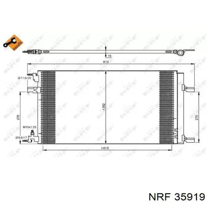 Comprar 35919 NRF Condensador de aire acondicionado