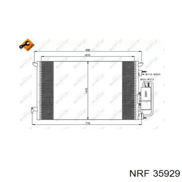Condensador NRF 35929