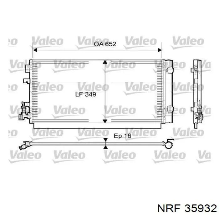 Comprar 35932 NRF Condensador de aire acondicionado
