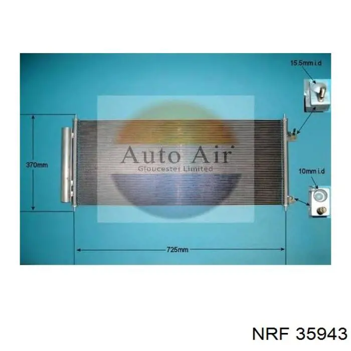 Aire acondicionado capacitor NRF 35943 precio, desde 106,35 EUR