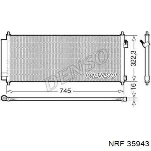 Comprar 35943 NRF Condensador de aire acondicionado