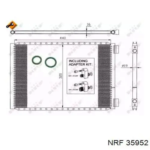 Aire acondicionado capacitor NRF 35952 precio, desde 72,60 EUR