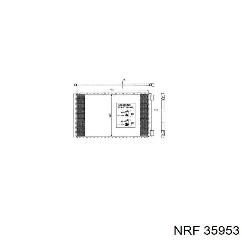 Aire acondicionado capacitor NRF 35953 precio, desde 102,47 EUR