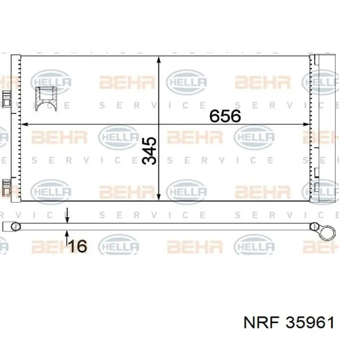 Aire acondicionado capacitor NRF 35961 precio, desde 92,74 EUR