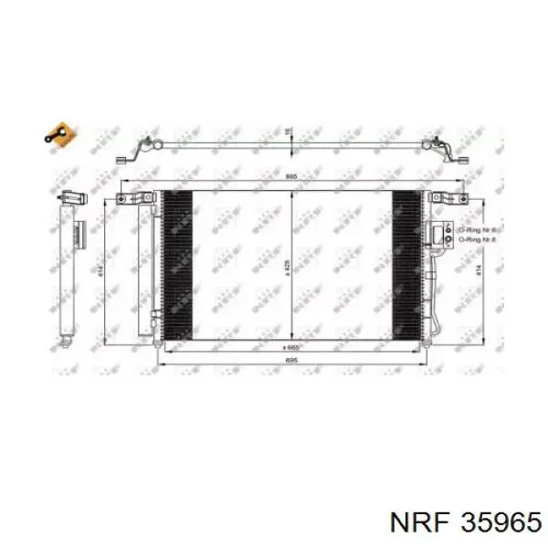 Comprar 976062B000HCC Hyundai/Kia Condensador de aire acondicionado