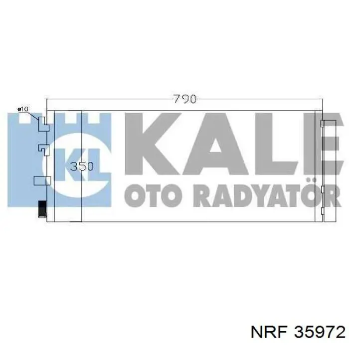 Comprar 35972 NRF Condensador de aire acondicionado