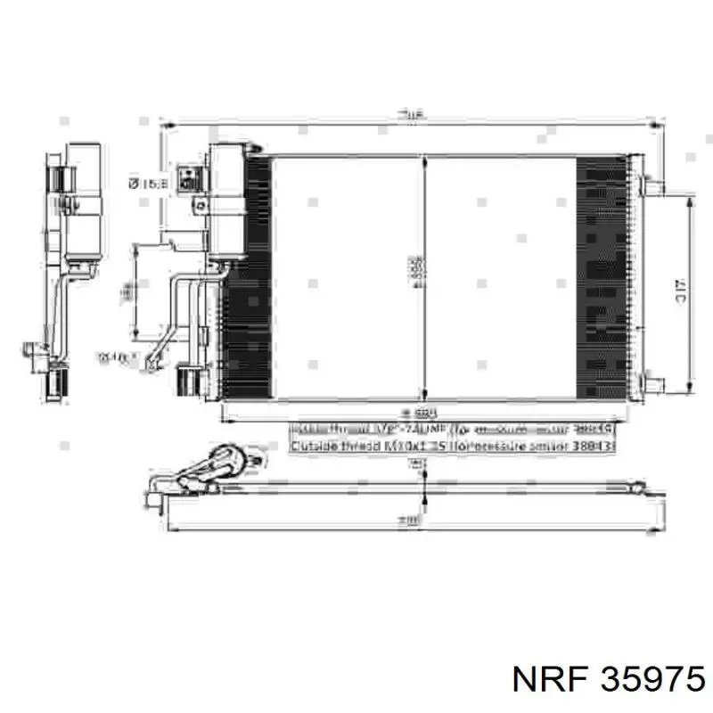 08213031 Frig AIR condensador aire acondicionado