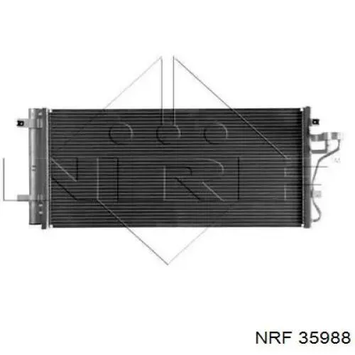 35988 NRF condensador aire acondicionado