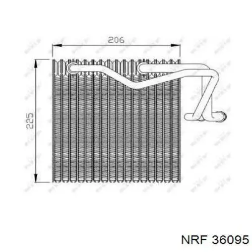 Evaporador de aire acondicionado 6444B9 Peugeot/Citroen