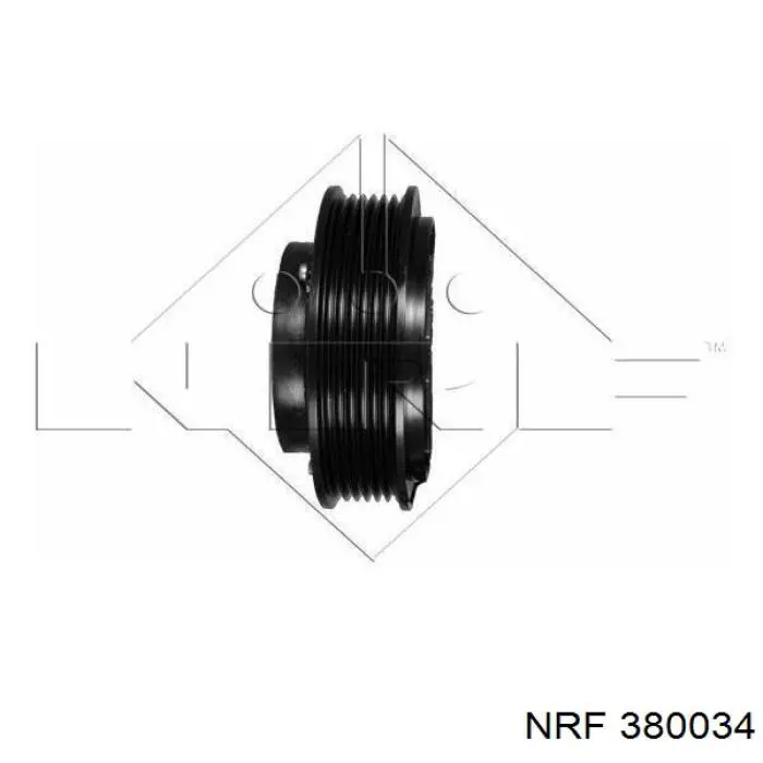380034 NRF Polea del compresor de aire acondicionado