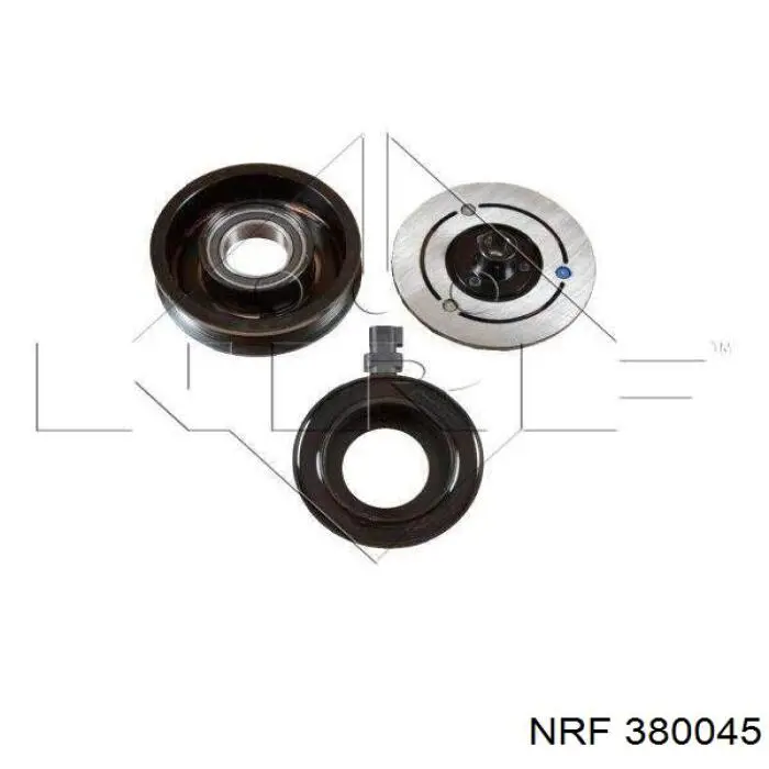 380045 NRF polea compresor a/c