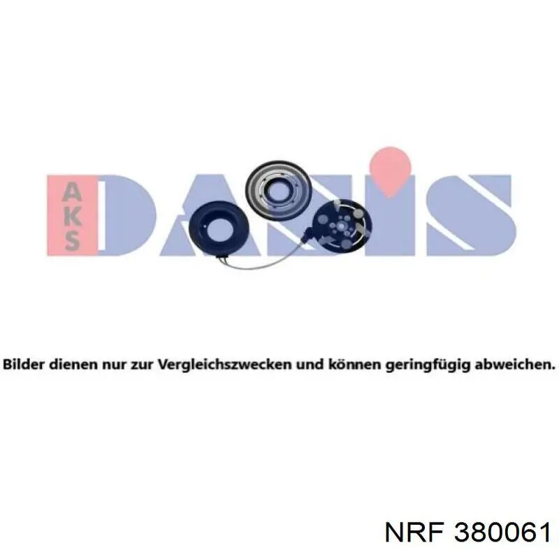 380061 NRF Polea del compresor de aire acondicionado