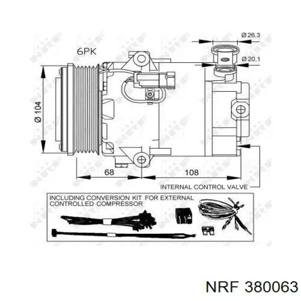 Comprar KP0141 MSG Polea del compresor de aire acondicionado