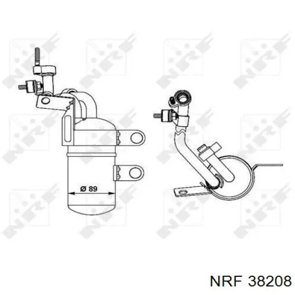 Comprar 38208 NRF Válvula del compresor de aire acondicionado