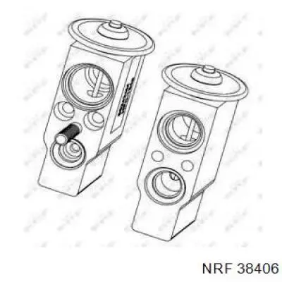 38406 NRF válvula de expansión, aire acondicionado