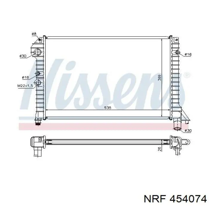 Botella de expansión NRF 454074