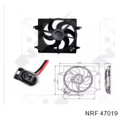 Comprar 47019 NRF Ventilador de radiador