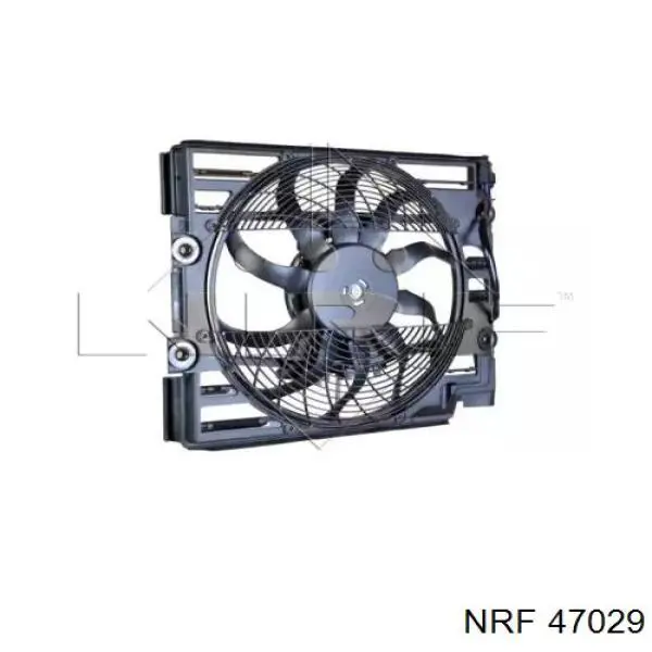 Difusor del radiador del aire acondicionado con ventilador y motor NRF 47029