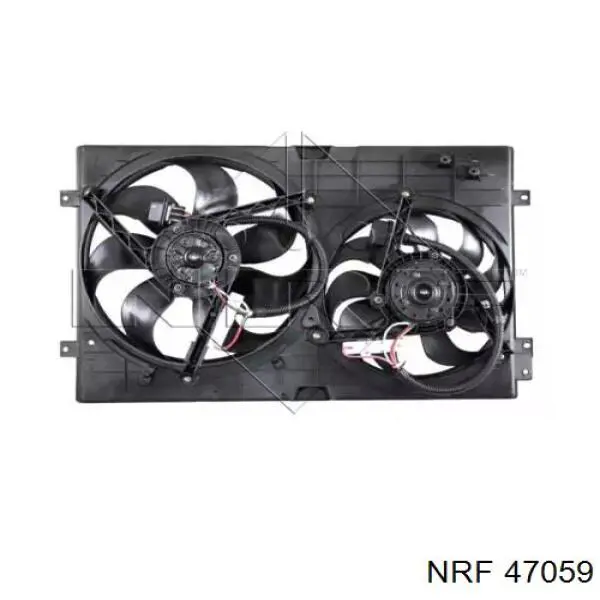 Difusor de radiador, ventilador de refrigeración, condensador del aire acondicionado, completo con motor y rodete para Audi TT (8N9)