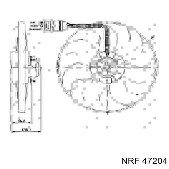 Comprar 47204 NRF Ventilador del motor