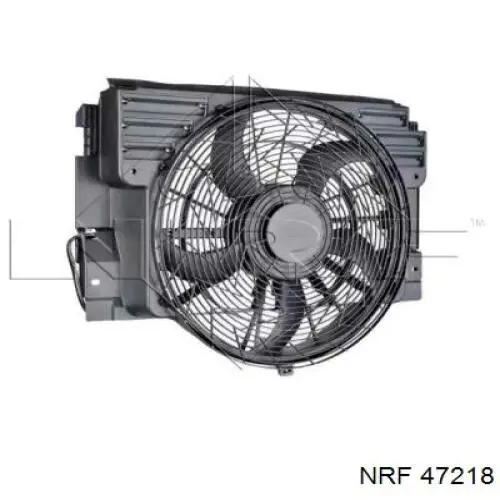 Difusor del radiador del aire acondicionado con ventilador y motor 47218 NRF