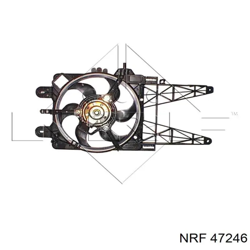 Ventilador, refrigeración motor NRF 47246 precio, desde 184,86 EUR