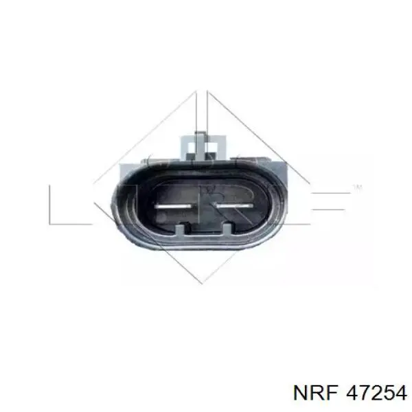 47254 NRF difusor de radiador, ventilador de refrigeración, condensador del aire acondicionado, completo con motor y rodete