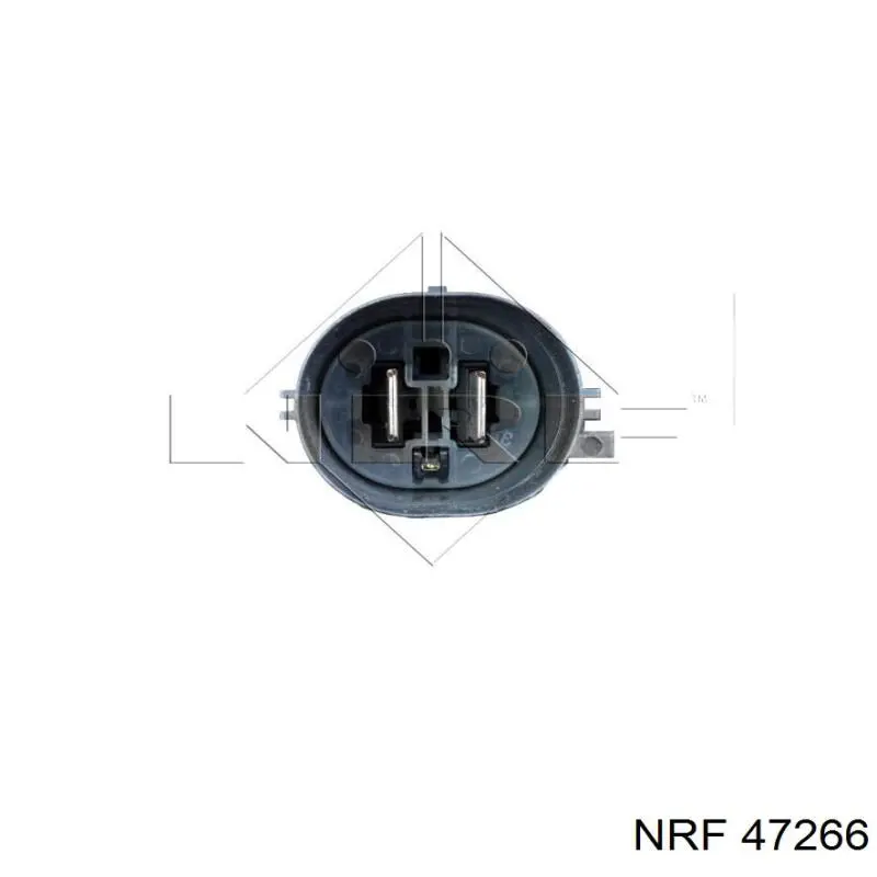 47266 NRF difusor de radiador, ventilador de refrigeración, condensador del aire acondicionado, completo con motor y rodete