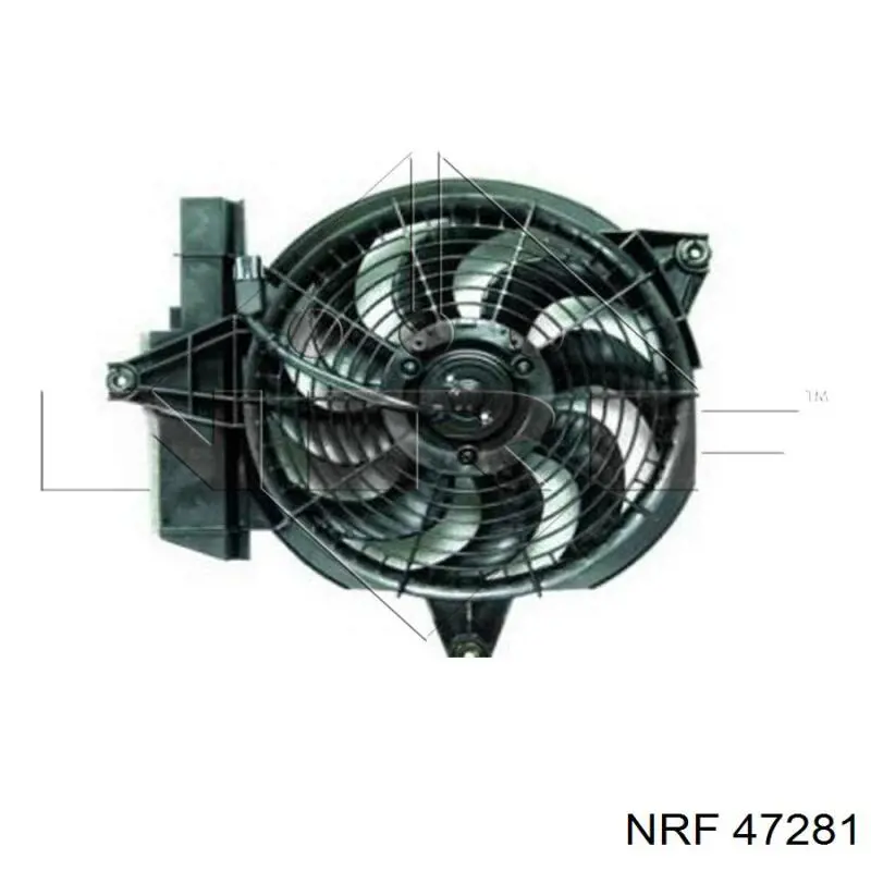 Difusor del radiador del aire acondicionado NRF 47281 precio, desde 105,56 EUR