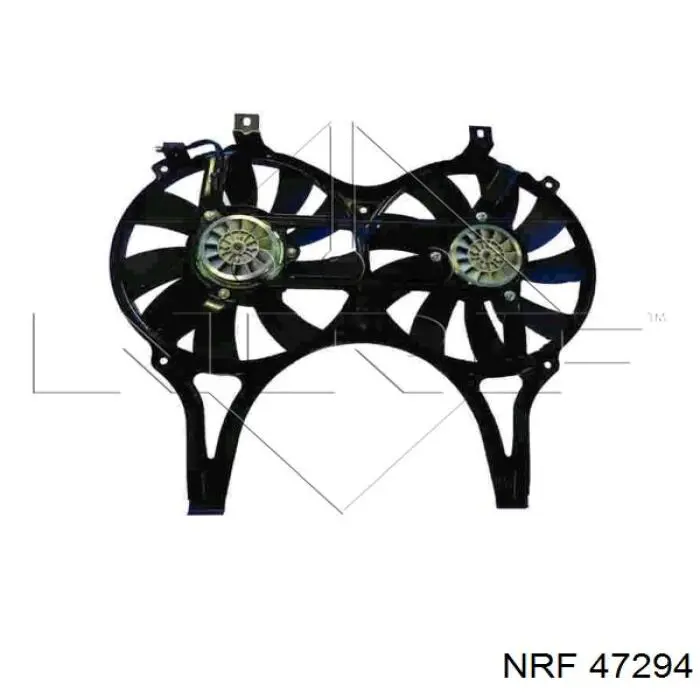 47294 NRF difusor de radiador, aire acondicionado, completo con motor y rodete