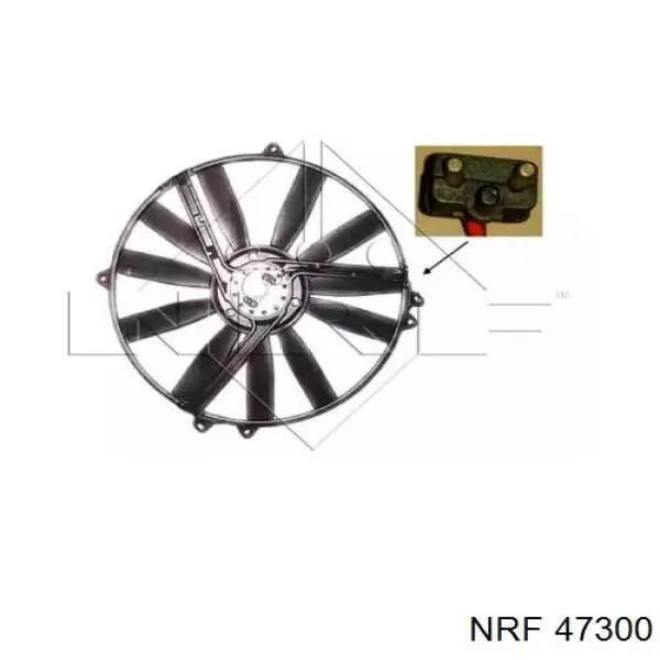 Ventilador de radiador NRF 47300 precio, desde 88,66 EUR