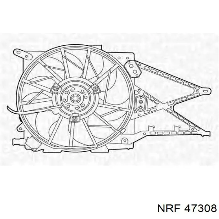 Ventilador, refrigeración motor NRF 47308 precio, desde 40,66 EUR