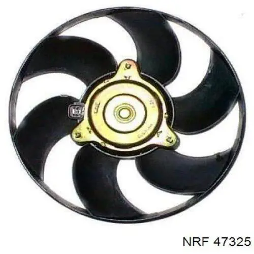 47325 NRF difusor de radiador, ventilador de refrigeración, condensador del aire acondicionado, completo con motor y rodete