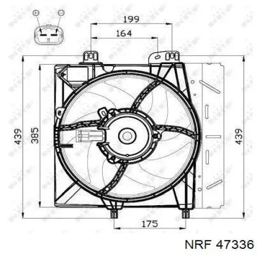 11142360000 Meyle Ventilador de refrigeración del motor