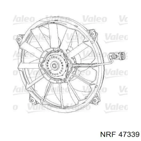 47339 NRF ventilador del motor