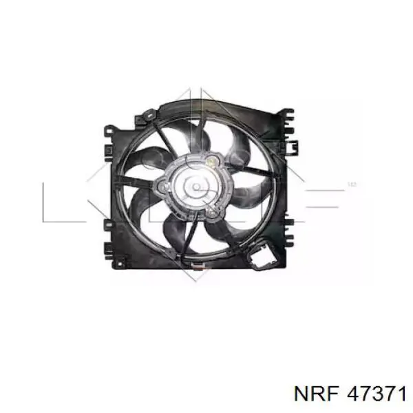 Difusor de radiador, ventilador de refrigeración, condensador del aire acondicionado, completo con motor y rodete para Nissan Note (E11)