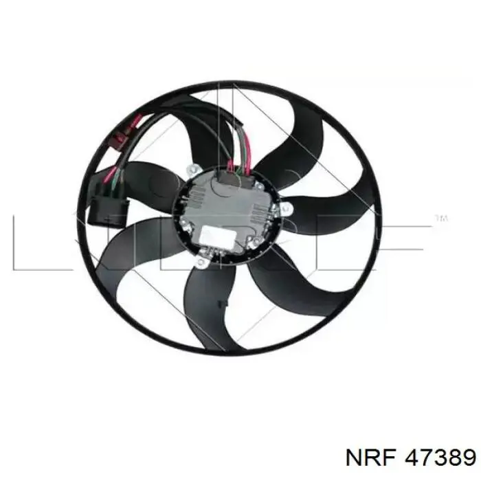 Comprar 47389 NRF Ventilador eléctrico de refrigeración completo izquierdo (motor y hélice)