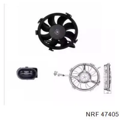 47405 NRF motor del ventilador de enfriado