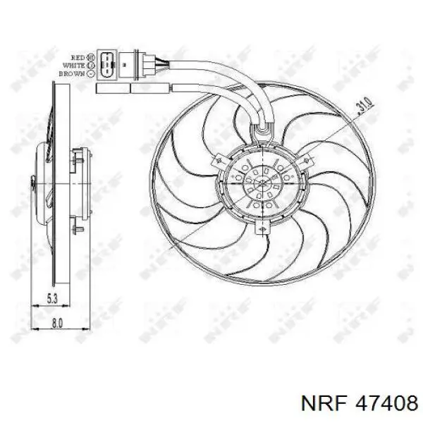 Ventilador del radiador VAG 6K0959455L precio, desde 66,61 EUR