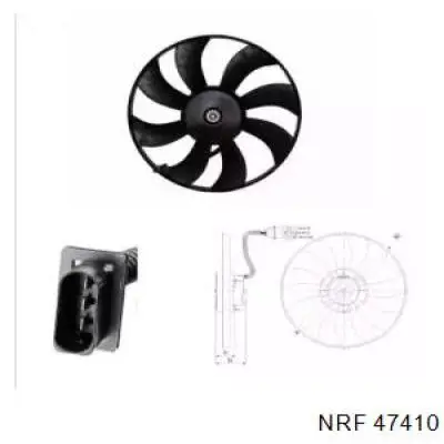 47410 NRF ventilador del motor