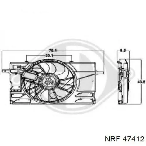 Comprar 05112001 Frig AIR Ventilador de radiador