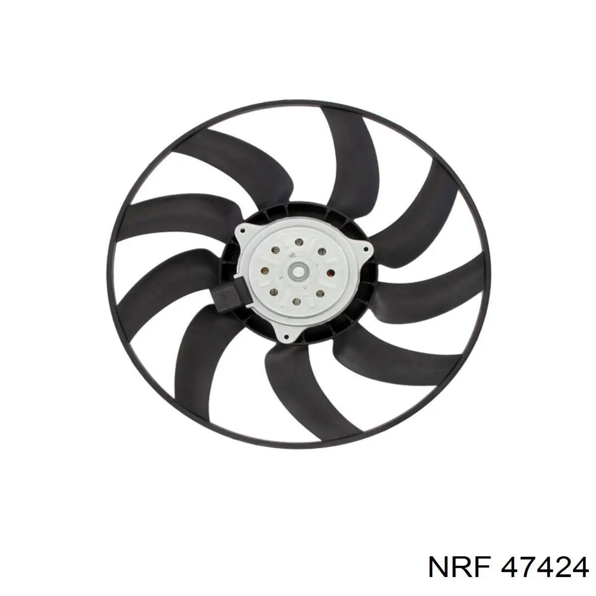 Ventilador eléctrico de refrigeración completo izquierdo (motor y hélice) Denso DER02006