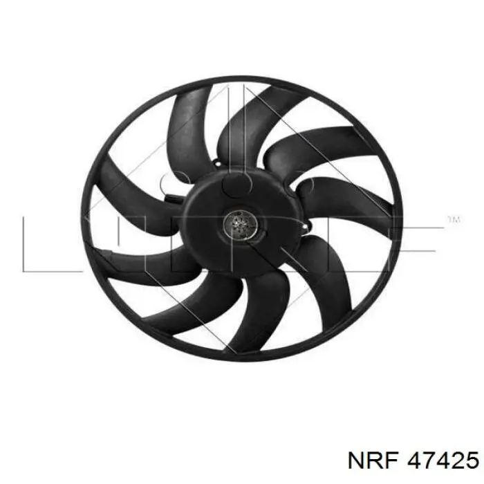 47425 NRF ventilador (rodete +motor refrigeración del motor con electromotor derecho)