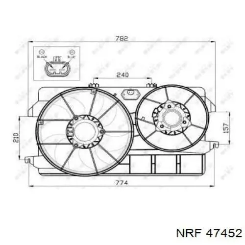 Comprar 1451528 Ford Ventilador de radiador